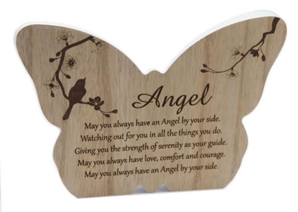 Plaque - Angel Butterfly
