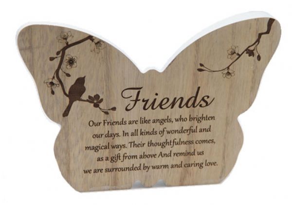 Plaque - Friends Butterfly