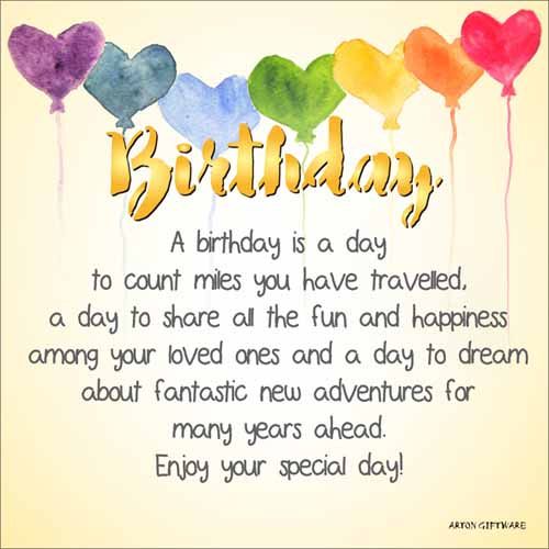 LED Block - Birthday Enlightened Wishes