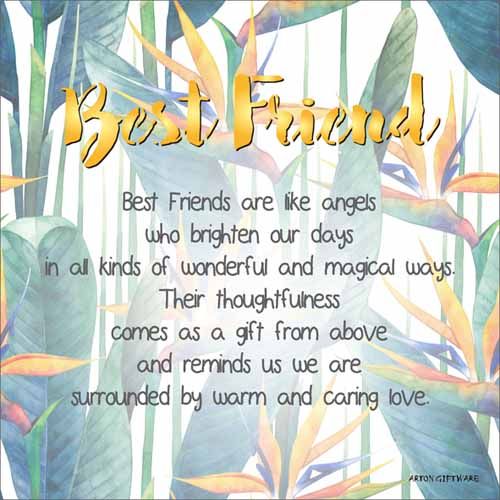 LED Block - Best Friend Enlightened Wishes