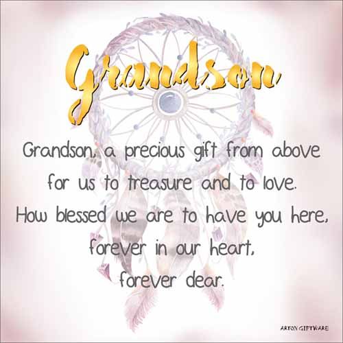 LED Block - Grandson Enlightened Wishes