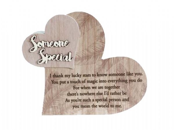 Someone Special Heart 18 x 15cm