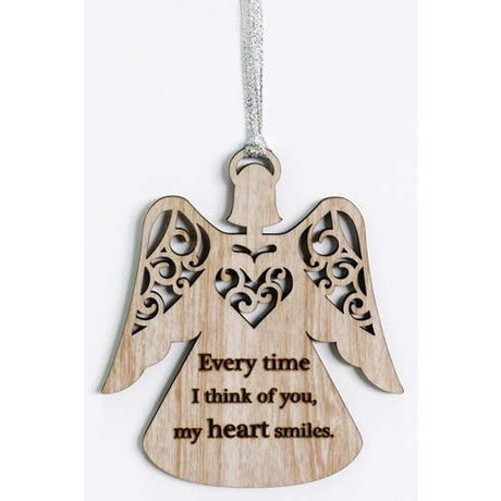 Thinking of You Hanging Angel ornament, 10 cm tall, a comforting keepsake symbolizing love, hope, and remembrance.