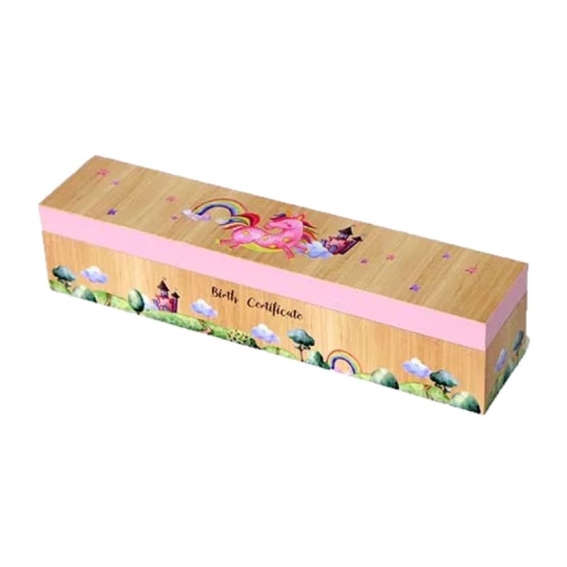 Flight of Fancy Birth Certificate Box