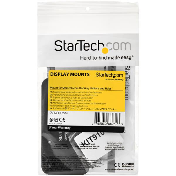 Docking Station Mount - Wall Mount / Under-Desk Mounting Plate