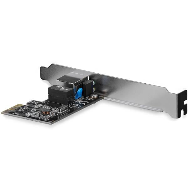 1 Port PCI Express Gigabit Network Adapter NIC card with RJ45 port, supports 10/100/1000 Mbps, dual profile for versatile installation.