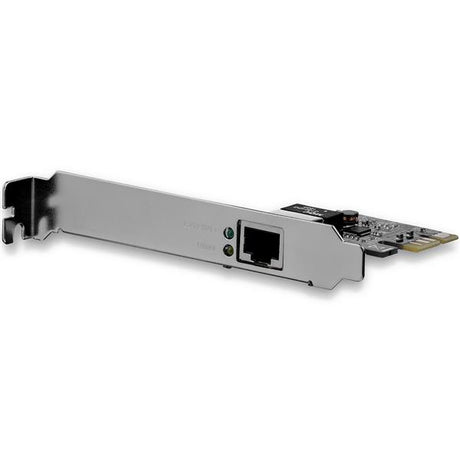 1 Port PCI Express Gigabit Network Adapter with dual profile brackets for enhanced network performance and seamless connectivity.