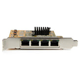 4-Port PCIe Gigabit Network Adapter Card enabling fast, reliable networking with four independent Gigabit Ethernet ports.