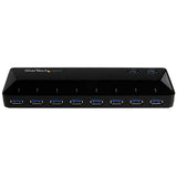 10-Port USB 3.0 Hub with Charge and Sync Ports - 2 x 1.5A Ports