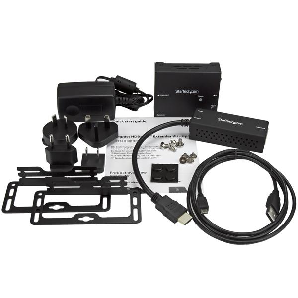 HDBaseT Extender Kit with Compact Transmitter - HDMI over CAT5 - Up to 4K