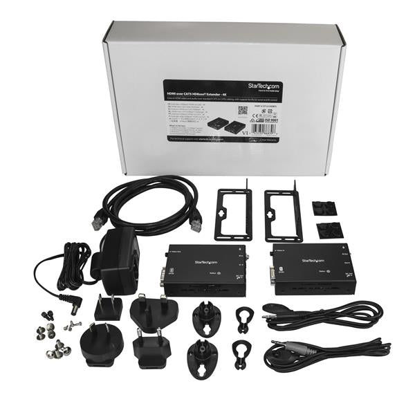 HDMI over CAT5 Extender with IR and Serial - HDBaseT Extender - 4K