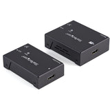 HDMI over CAT5 HDBaseT Extender supporting 4K video, Power Over Cable, and long-distance transmission for professional setups.