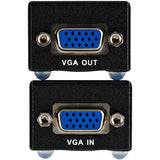 VGA to Cat 5 Monitor Extender Kit enabling remote display connection up to 250ft, ideal for various environments and easy to install.