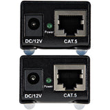 VGA to Cat 5 Monitor Extender Kit for 250ft connections, ideal for classrooms, boardrooms, and industrial use.