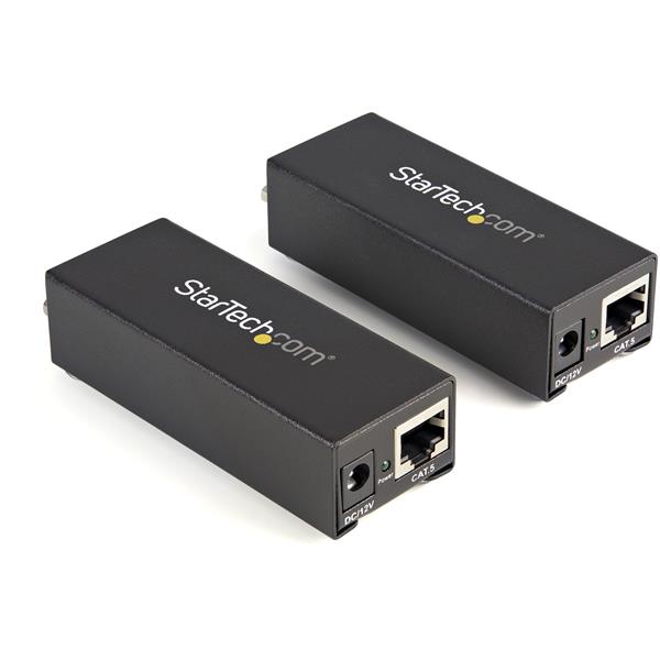 VGA to Cat 5 extender kit for connecting displays up to 250ft, ideal for boardrooms, classrooms, or industrial use.