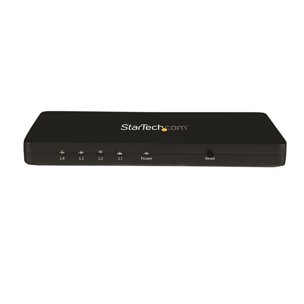 4K HDMI 4-Port Video Splitter – 1x4 HDMI Splitter  w/ Solid Housing – 4K 30Hz