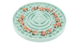 Mint-colored Junior Licking Plate for Dogs, 15cm, promotes calmness and mental stimulation during mealtime activities.