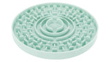 Mint-colored Junior Licking Plate for Dogs, 15cm, promotes calm eating and mental stimulation with durable TPR material.