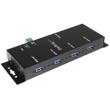 4-Port Industrial USB 3.0 Hub - Mountable