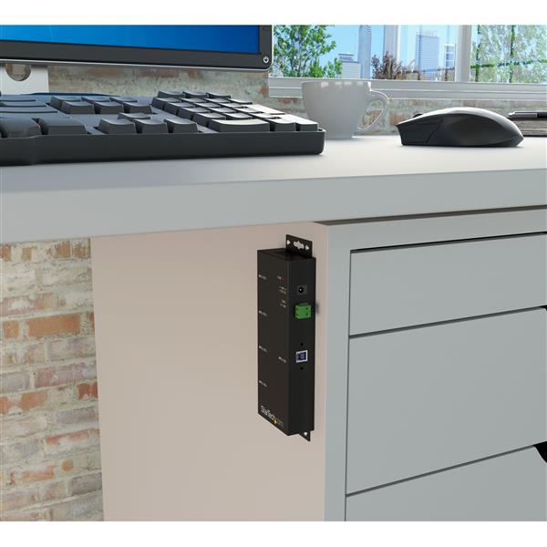 4-Port Industrial USB 3.0 Hub - Mountable