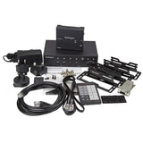 Multi-Input HDBaseT Extender Switch - DisplayPort, VGA and HDMI Over CAT5 - 4K