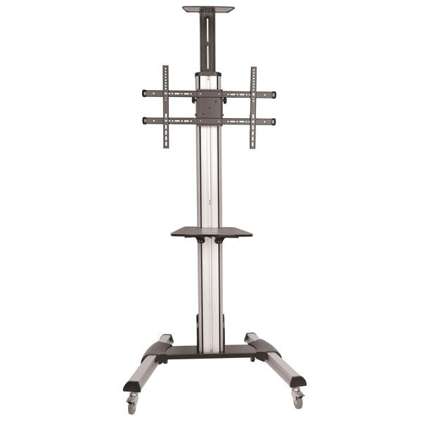 TV Cart - For 32" to 70" TVs - One-Touch Height Adjustment
