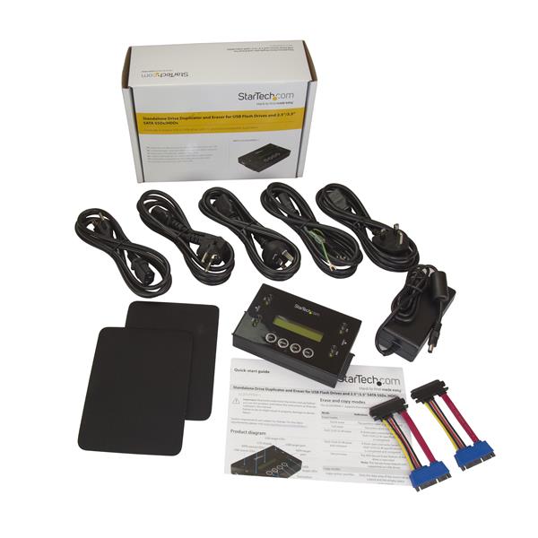 Drive Duplicator and Eraser for USB Flash Drives and 2.5 / 3.5" SATA Drives