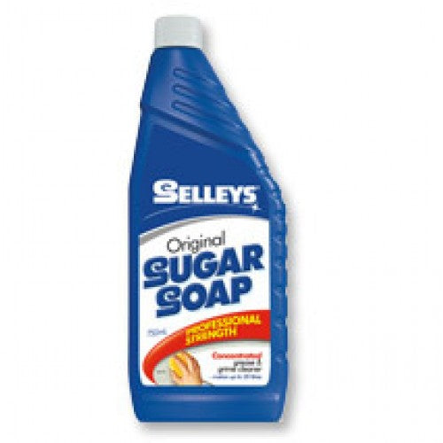 Sugar Soap Liquid 1 Litre bottle, ideal for cleaning grease and grime on various surfaces before painting or wallpapering.