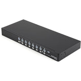 16 Port 1U Rackmount USB KVM Switch Kit with OSD and Cables
