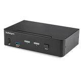 2 Port DisplayPort KVM Switch 4K 60Hz DP 1.2 w/USB 3.0 Hub TAA