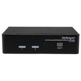 2 Port Professional USB DisplayPort KVM Switch with Audio