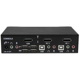 2 Port Professional USB DisplayPort KVM Switch with Audio