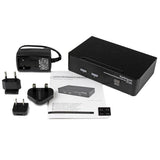 2 Port Professional USB DisplayPort KVM Switch with Audio