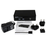 2 Port USB HDMI KVM Switch with Audio and USB 2.0 Hub