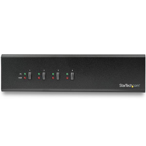 4-Port Dual-Monitor Dual-Link DVI USB KVM switch - TAA