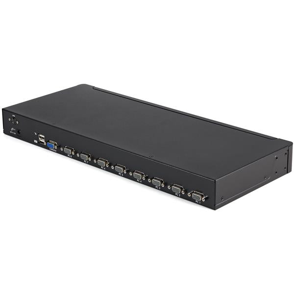 8 Port 1U Rackmount USB KVM Switch Kit with OSD and Cables