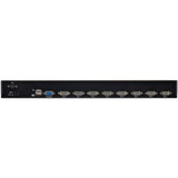 8 Port 1U Rackmount USB KVM Switch Kit with OSD and Cables