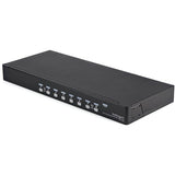 8 Port 1U Rackmount USB KVM Switch Kit with OSD and Cables