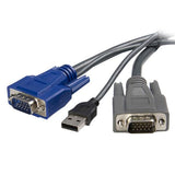 1,8m (6 ft) Ultra-Thin USB VGA 2-in-1 KVM Cable