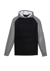 Hype Kids Two Tone Hoodie - Black/Grey Marle (Size 8)