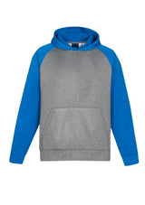 Hype Kids Two Tone Hoodie -  Grey Marle/Royal (Size 12)