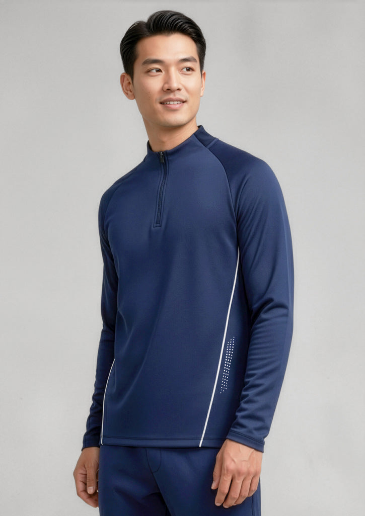 Balance Unisex Mid Layer Top - Navy/White