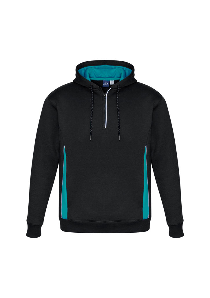 Renegade Unisex Hoodie - Black/Teal/Silver