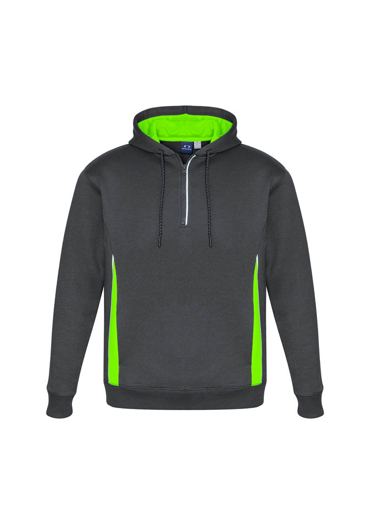Renegade Unisex Hoodie - Grey/Fluoro Lime/Silver
