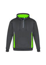 Renegade Unisex Hoodie - Grey/Fluoro Lime/Silver