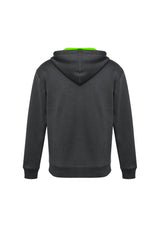 Renegade Unisex Hoodie - Grey/Fluoro Lime/Silver