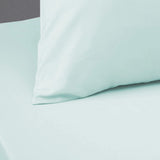 Plain Dyed Standard Pillowcase 4 Pack Sea Foam- Bambury