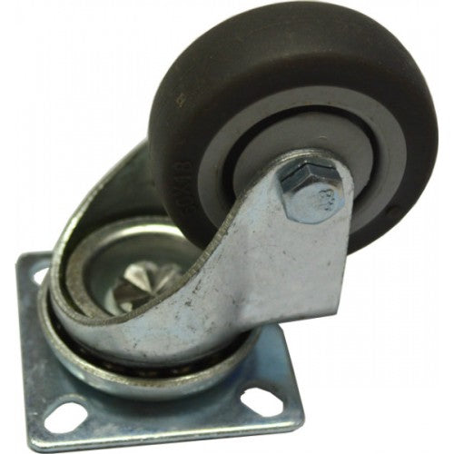 Castor Swivel Plate 50mm   Xcel  Roller Bearings