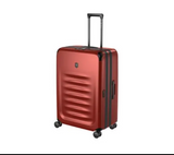 Victorinox Spectra 3.0 Expandable Large Case in eco-friendly SORPLAS, featuring dual-caster wheels, TSA lock, and custom engraving option.