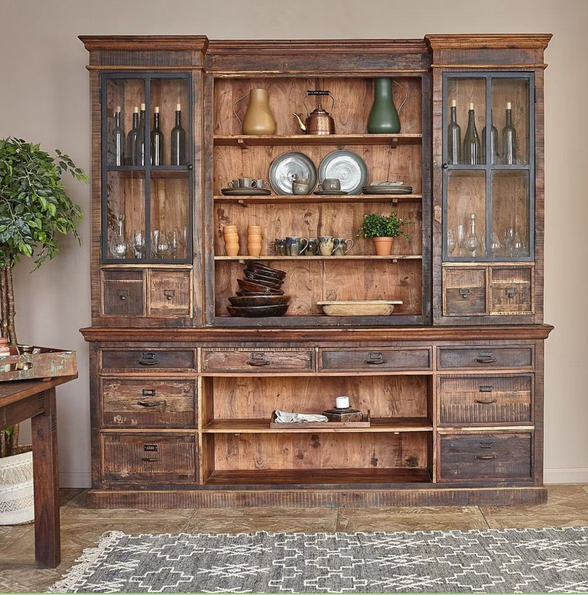 WOODEN BOOKSHELF (2.36m)